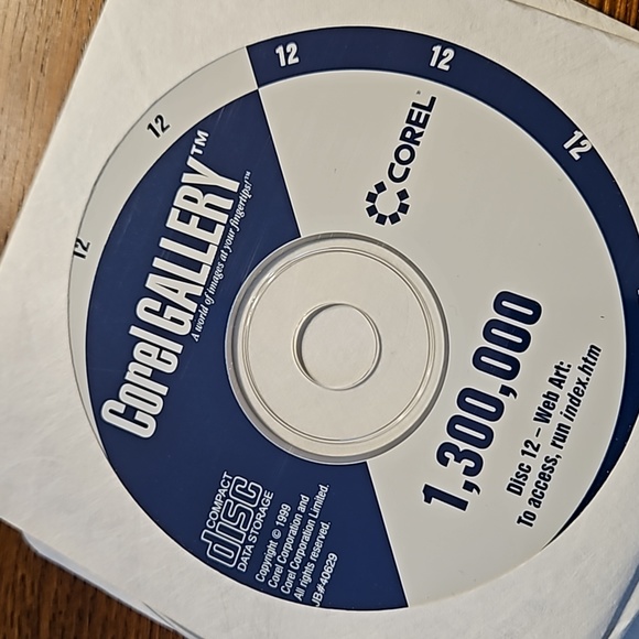 Corel Gallery Clip ART Win 95/98 Images Photos  New without box PC Cd-Rom - Picture 12 of 16